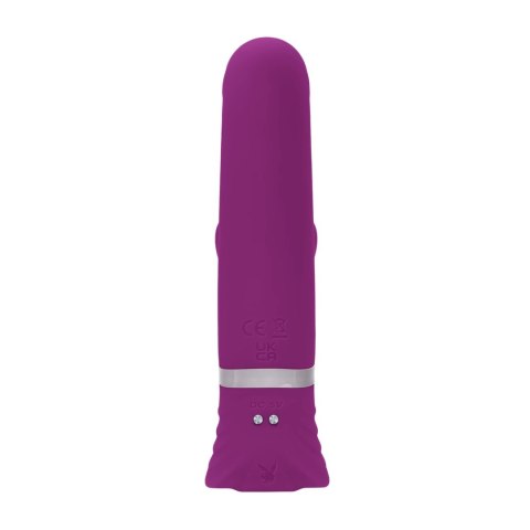 Playboy Pleasure Tap That - wibrator punktu G z funkcją stukania, fioletowy Playboy Playboy Pleasure Tap That - wibrator punktu G z funkcją stukania, fioletowy Playboy