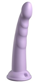 Dillio Platinum Slim Seven 19,7 cm fioletowy - model z rowkami i mocną bazą Dillio Platinum