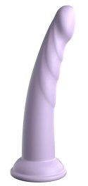 Dillio Platinum Slim Seven 19,7 cm fioletowy - model z rowkami i mocną bazą Dillio Platinum