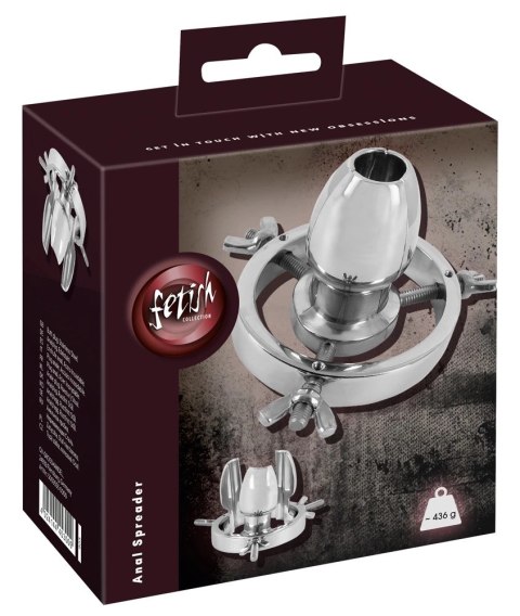 Fetish Collection Metalowy Wziernik Regulowany Srebrny 6,4 cm Stal Nierdzewna Fetish Collection