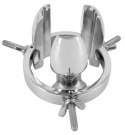 Fetish Collection Metalowy Wziernik Regulowany Srebrny 6,4 cm Stal Nierdzewna Fetish Collection