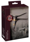 Fetish Collection Speculum z rurką na płyn, stal nierdzewna, czarny 15cm Fetish Collection