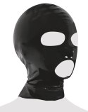 LateX Maska Lateksowa Czarna z Otworami na Oczy i Usta 0,4 mm Late X