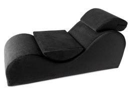 Liberator Esse - Leżanka relaksacyjna czarna, ergonomiczna, 162 cm Liberator