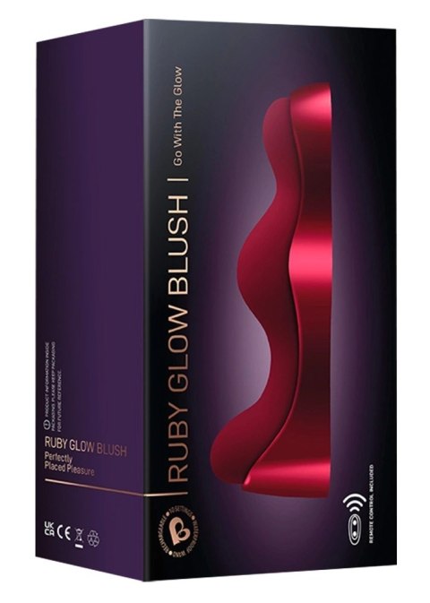 Rocks-Off Ruby Glow Blush 2.0 - wielofunkcyjny masażer z pilotem, rożowy Rocks Off