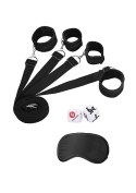 Velvet Shackles™ – Bed Restraint Kit | Czarny Zestaw Wiązań do Łóżka