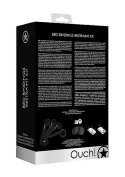 Velvet Shackles™ – Bed Restraint Kit | Czarny Zestaw Wiązań do Łóżka