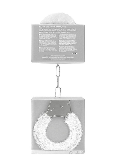 Beginner""s Handcuffs Furry - White Beginner""s Handcuffs Furry - White