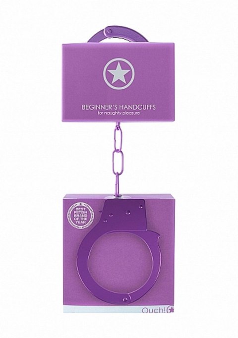 Beginner""s Handcuffs - Purple Beginner""s Handcuffs - Purple