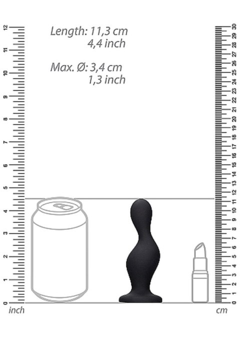 Wave Butt Plug - Black Wave Butt Plug - Black
