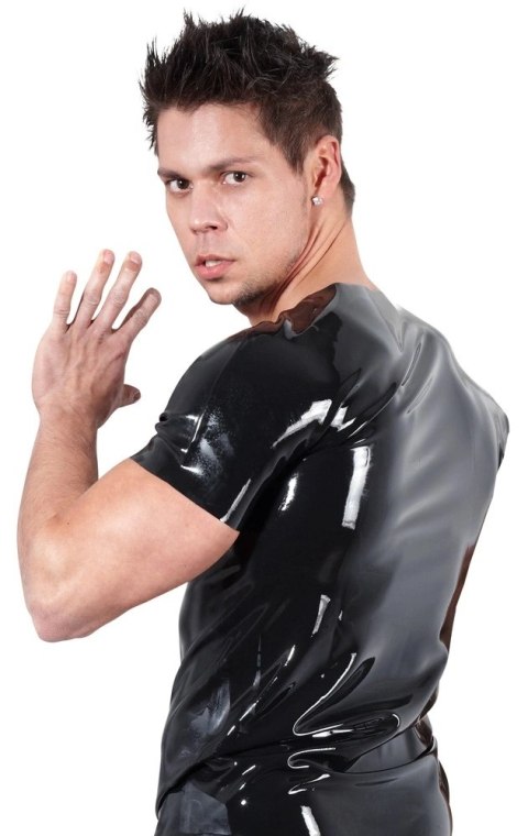 Late X Klasyczna Koszulka Lateksowa Czarna Unisex XL Late X Late X Klasyczna Koszulka Lateksowa Czarna Unisex XL Late X