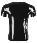 Late X Koszulka Lateksowa Unisex Czarna S - Klasyczny Fason Late X