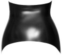 LateX Szeroki Pas Do Pończoch Czarny S - 4 Metalowe Klipsy, 100% Lateks Late X