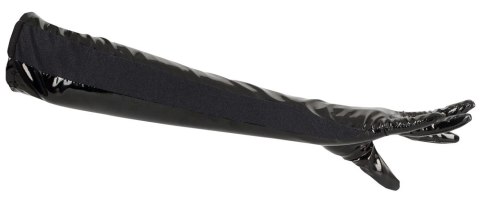 Black Level Długie Rękawiczki XL Czarny Połysk, Elastyczne Wstawki Black Level Black Level Długie Rękawiczki XL Czarny Połysk, Elastyczne Wstawki Black Level