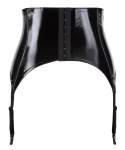 Black Level Pas do Pończoch Vinylowy Czarny XS Regulowany Black Level
