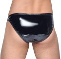 Black Level Slipy Męskie XL Czarny Połysk Otwor Anatomiczny Black Level