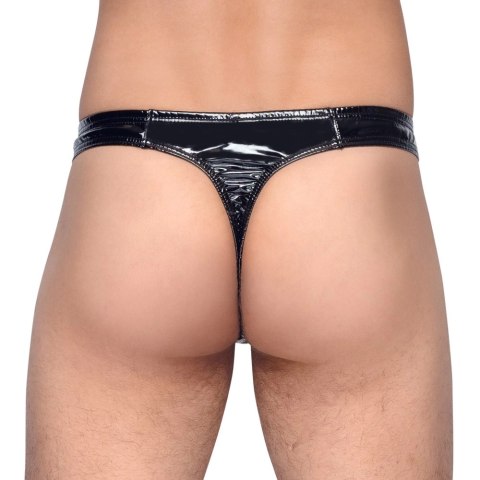 Black Level Stringi męskie L czarne połysk anatomiczne dopasowanie Black Level Black Level Stringi męskie L czarne połysk anatomiczne dopasowanie Black Level