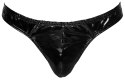 Black Level Stringi męskie L czarne połysk anatomiczne dopasowanie Black Level