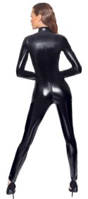 Black Level kombinezon damski czarny połysk M długi rękaw zip Black Level Black Level kombinezon damski czarny połysk M długi rękaw zip Black Level