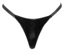 Black Level Stringi Vinyl XL/2XL Czarny Połysk Elastyczne Black Level