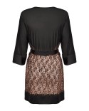 Obsessive Allunes Peniuar Kimono Panterka 2XL/3XL Plus Size Obsessive