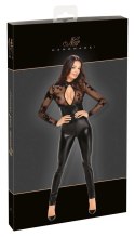 Noir Handmade Kombinezon Czarny L Tiulowy Top Wetlook Elegancki Noir