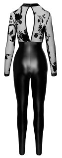 Noir Handmade Kombinezon Czarny L Tiulowy Top Wetlook Elegancki Noir