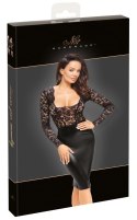 Noir Sukienka Długa L Koronkowa Gora Matowa Spodnica Elegancka Noir Noir Sukienka Długa L Koronkowa Gora Matowa Spodnica Elegancka Noir