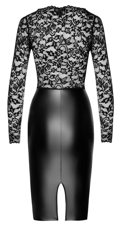 Noir Sukienka Długa L Koronkowa Gora Matowa Spodnica Elegancka Noir Noir Sukienka Długa L Koronkowa Gora Matowa Spodnica Elegancka Noir
