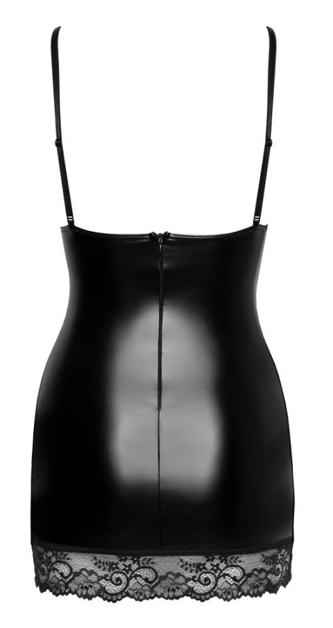 Noir Sukienka Mini XL na Ramiączkach z Koronką Czarna Noir Noir Sukienka Mini XL na Ramiączkach z Koronką Czarna Noir