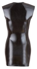 Cottelli PARTY Mini Sukienka Czarna Wet Look Zamek M Cottelli PARTY