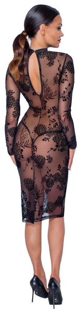 Noir sukienka damska M kwiatowy wzor transparentna powernet Noir Noir sukienka damska M kwiatowy wzor transparentna powernet Noir