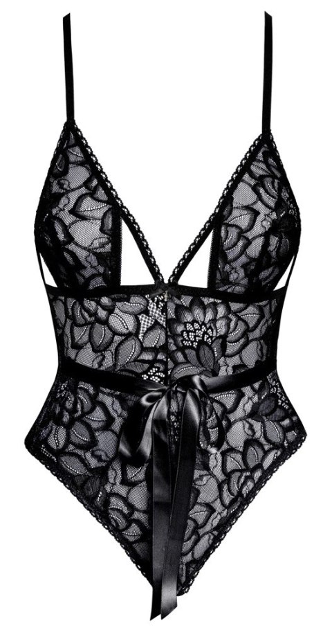 Kissable Body Koronkowe Czarne L/XL z Satynową Kokardą Eleganckie Kissable Kissable Body Koronkowe Czarne L/XL z Satynową Kokardą Eleganckie Kissable