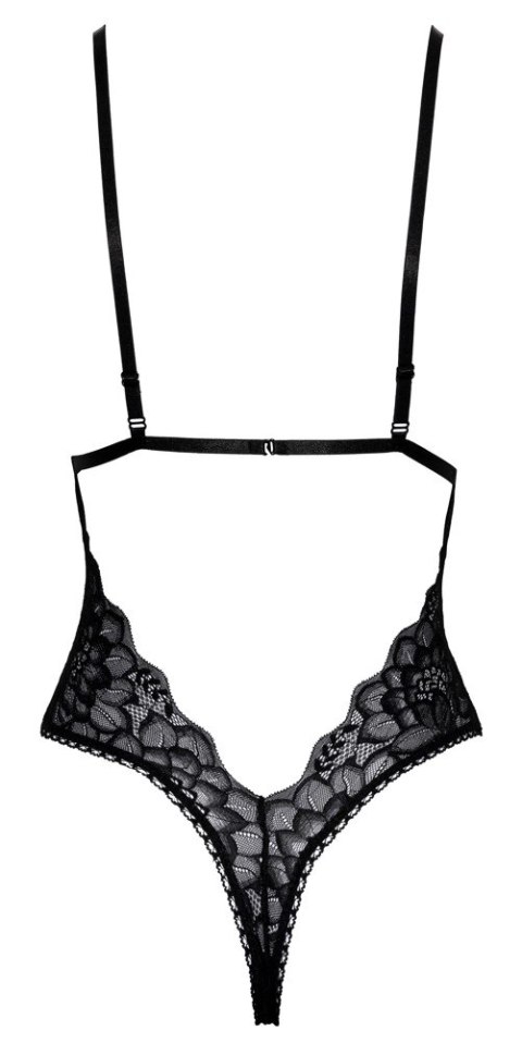 Kissable Body Koronkowe Czarne L/XL z Satynową Kokardą Eleganckie Kissable Kissable Body Koronkowe Czarne L/XL z Satynową Kokardą Eleganckie Kissable