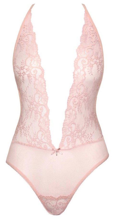 Kissable Body Koronkowe Rożowe L/XL - Regulowane Ramiączka Kissable Kissable Body Koronkowe Rożowe L/XL - Regulowane Ramiączka Kissable