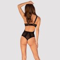 Obsessive Chic Amoria Body z ozdobą, czarne, M/L, komfortowe Obsessive