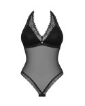 Obsessive Medilla Body czarne siateczkowe z koronką M/L regulowane Obsessive