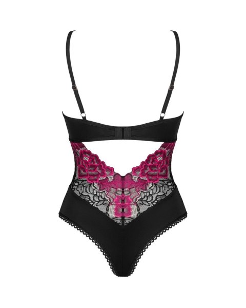Obsessive Rosenty Body XL/2XL Czarna Siateczka i Rożowa Koronka Obsessive Obsessive Rosenty Body XL/2XL Czarna Siateczka i Rożowa Koronka Obsessive