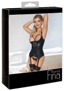 Abierta Fina Chemise z Odpinanym Naszyjnikiem i Otwartymi Stringami 85B/L Abierta Fina
