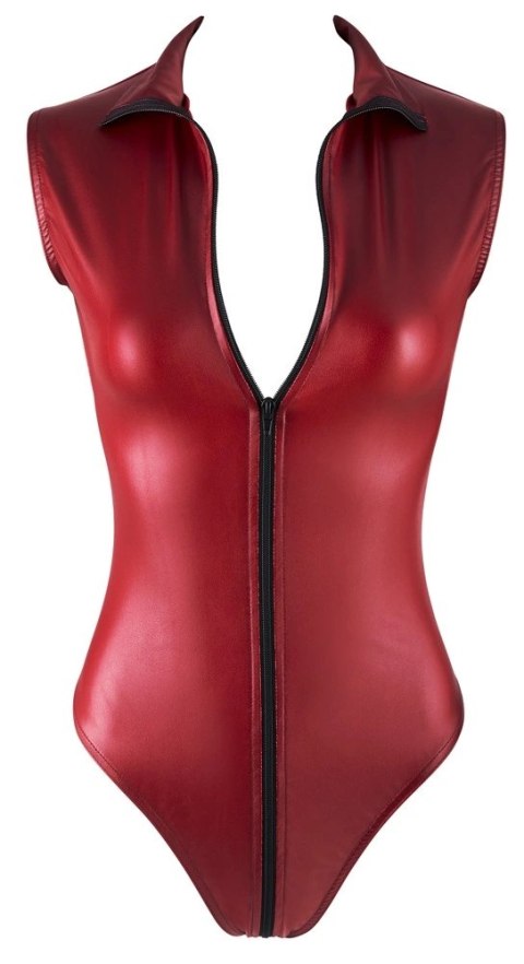 Cottelli PARTY Body XL Bordowe Błyszczące z Dwustronnym Zamkiem Cottelli PARTY Cottelli PARTY Body XL Bordowe Błyszczące z Dwustronnym Zamkiem Cottelli PARTY