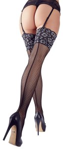 Cottelli Legwear Kabaretki z Koronką Czarną S/M - Siateczkowe Pończochy Cottelli LEGWEAR Cottelli Legwear Kabaretki z Koronką Czarną S/M - Siateczkowe Pończochy Cottelli LEGWEAR