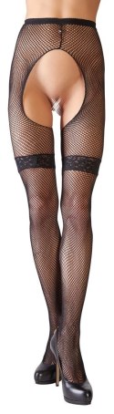 Cottelli Legwear rajstopy kabaretki z koronką czarne S/M Cottelli LEGWEAR