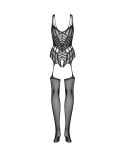 Obsessive G139 Body z Siateczki Kombinezon Czarny S-L Obsessive