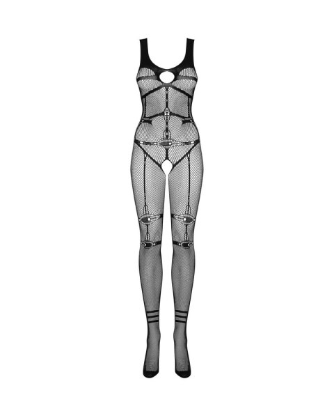 Obsessive N123 Bodystocking Siateczkowy Czarny S-L Bez Stop Obsessive Obsessive N123 Bodystocking Siateczkowy Czarny S-L Bez Stop Obsessive