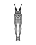 Obsessive N123 Bodystocking Siateczkowy Czarny S-L Bez Stop Obsessive
