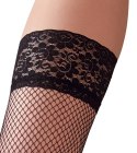 Cottelli Legwear Pończochy Kabaretki z Koronką Silikonowa Opaska Cottelli LEGWEAR