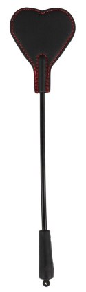 Bad Kitty Dwustronna Packa Serce Czarna 25cm Poliuretan/Futerko Bad Kitty