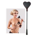 Bad Kitty Dwustronna Packa Serce Czarna 25cm Poliuretan/Futerko Bad Kitty