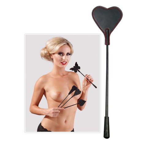 Bad Kitty Dwustronna Packa Serce Czarna 25cm Poliuretan/Futerko Bad Kitty Bad Kitty Dwustronna Packa Serce Czarna 25cm Poliuretan/Futerko Bad Kitty