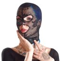 Bad Kitty Koronkowa Czarna Maska z Otworami na Oczy i Usta Bad Kitty